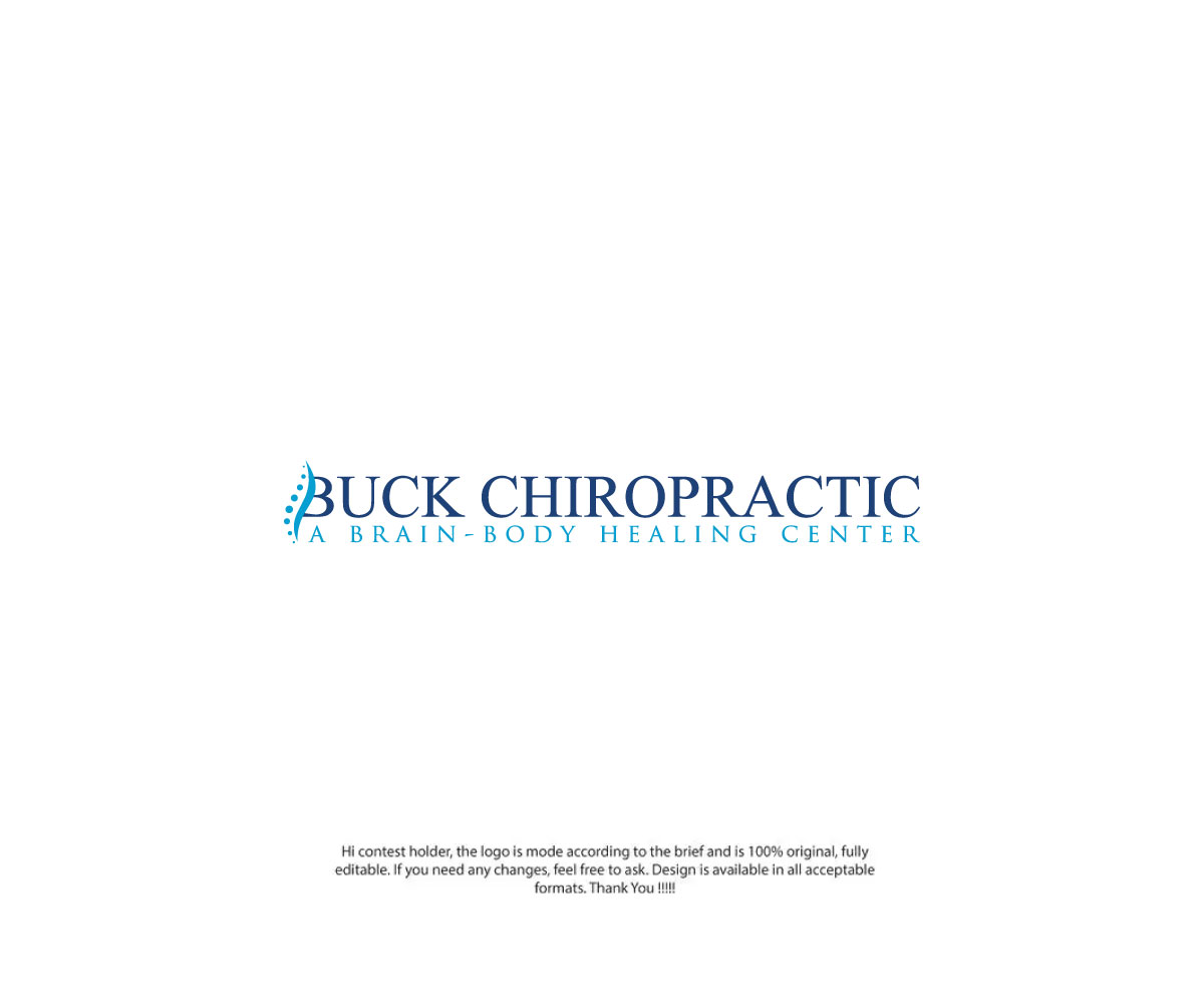 Design de Logo par LogoEon pour Buck Chiropractic | Design #28228691