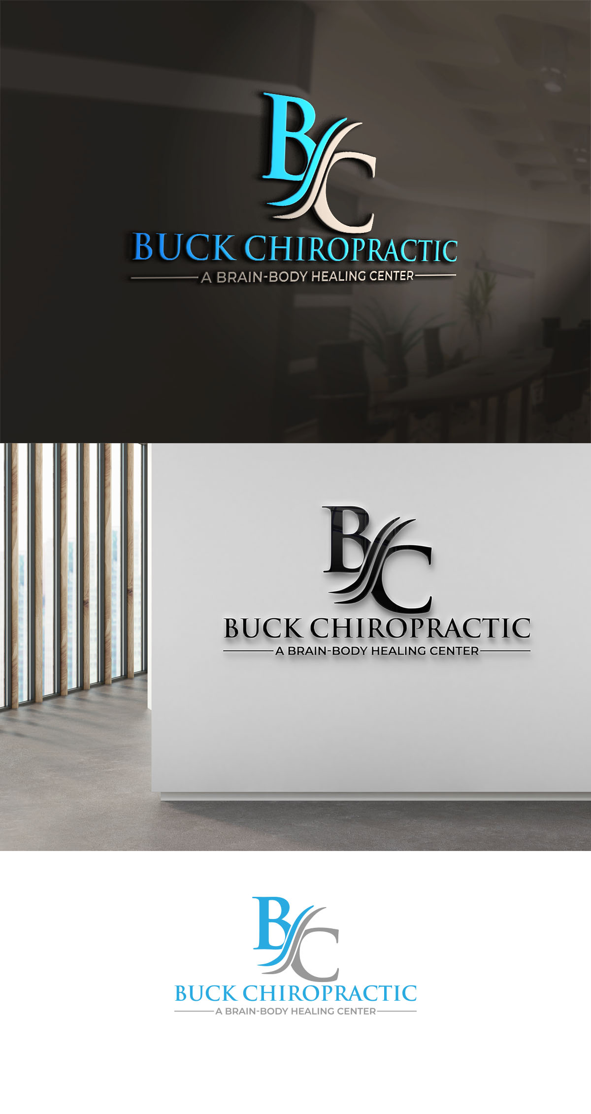 Logo Design by faiza Mallah for Buck Chiropractic | Design: #28250633