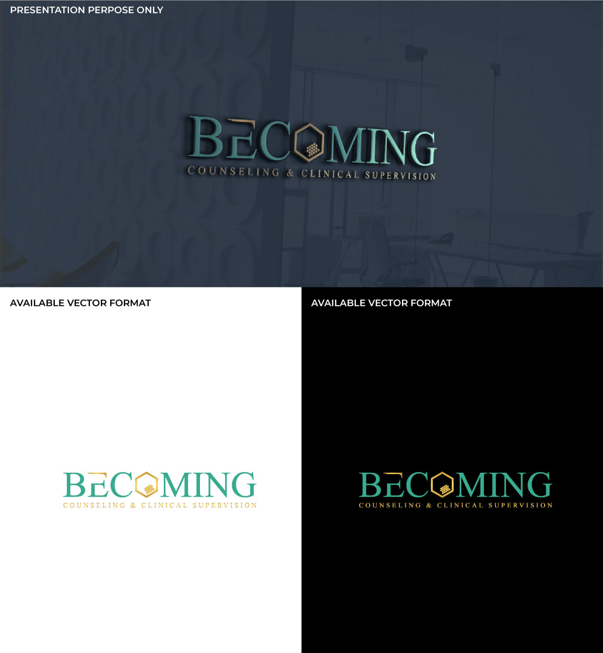 Logo Design by RS_Design for Becoming Counseling & Clinical Supervision  | Design #28228681