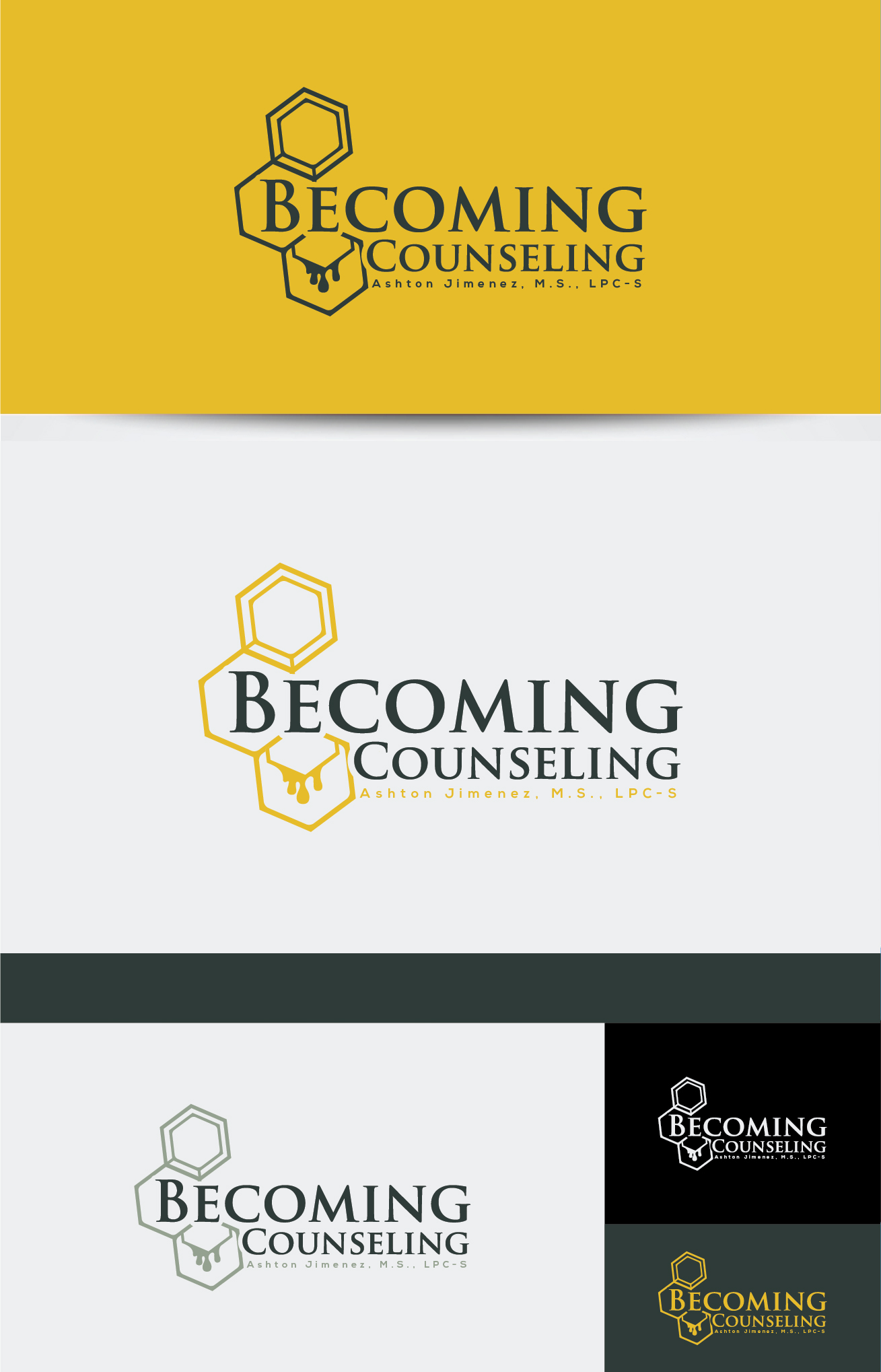 Logo Design by Deziners Zone for Becoming Counseling & Clinical Supervision  | Design #28230891