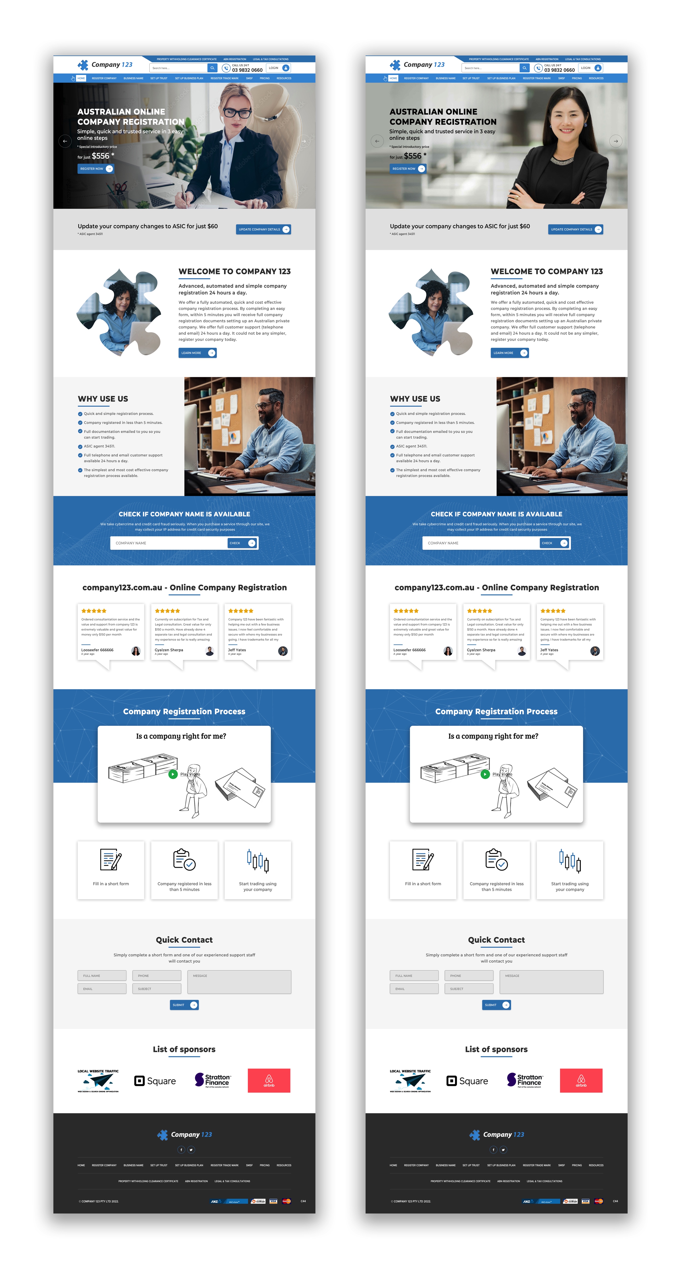 Web Design by pb for this project | Design #28255269