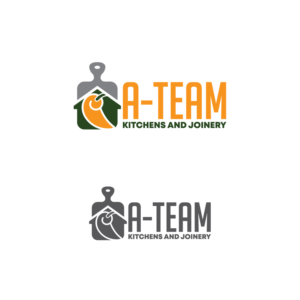 A-Team Kitchens and Joinery | Logo Design by brand maker