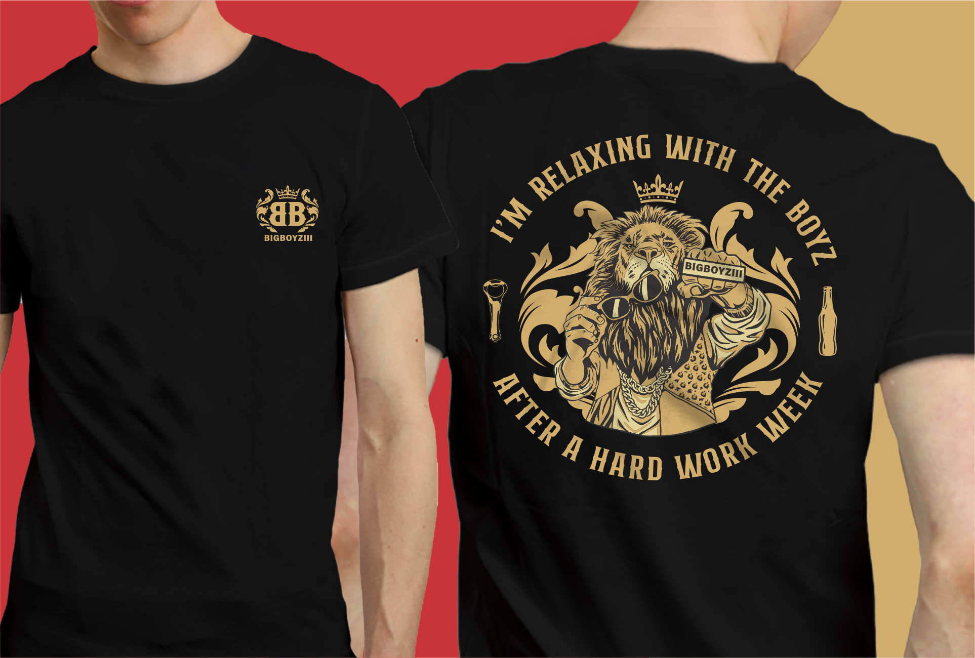 T-shirt Design by Yakuza20 for bigboyzlll | Design #28228582