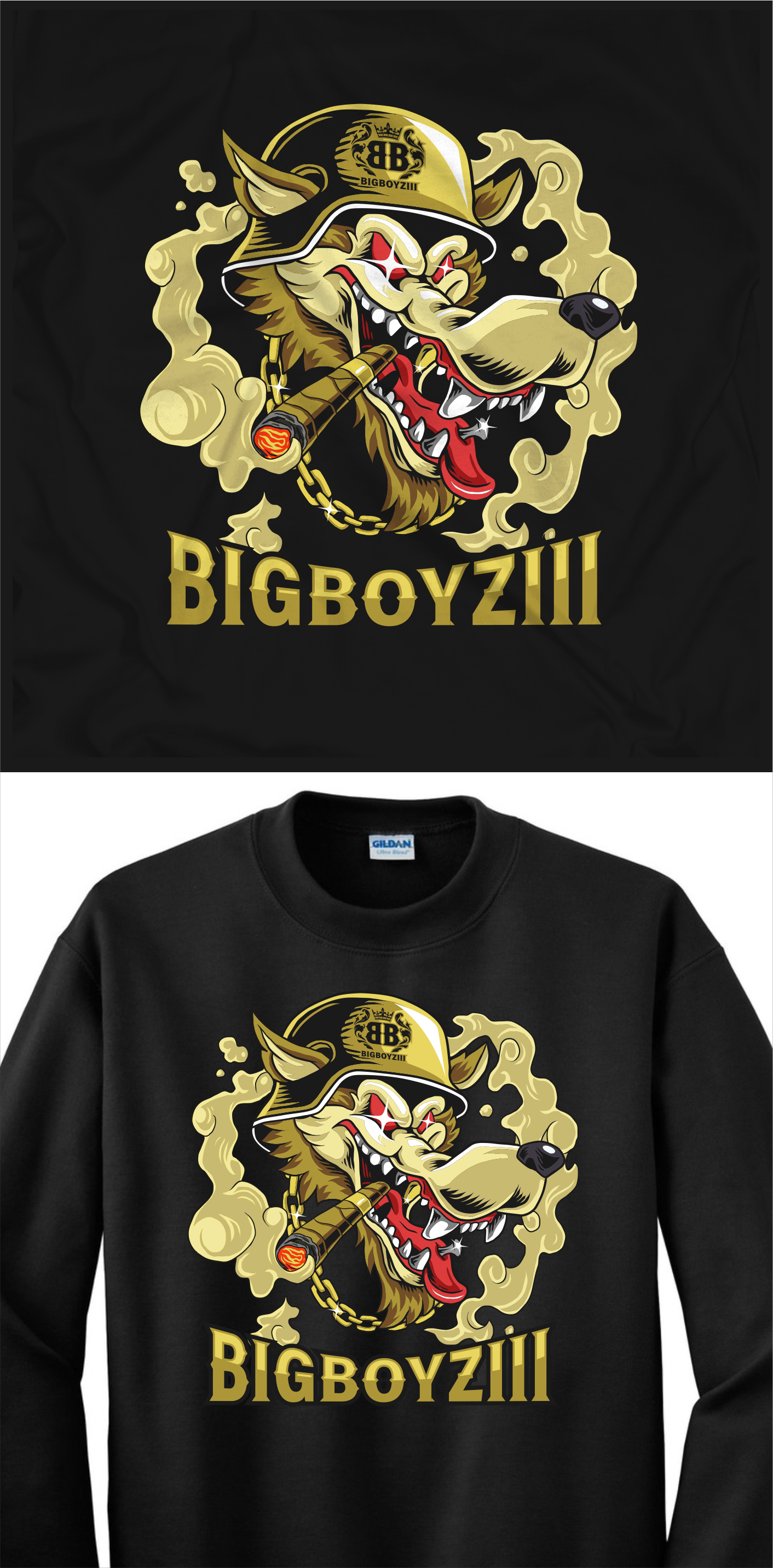 T-shirt Design by Yakuza20 for bigboyzlll | Design #28243884