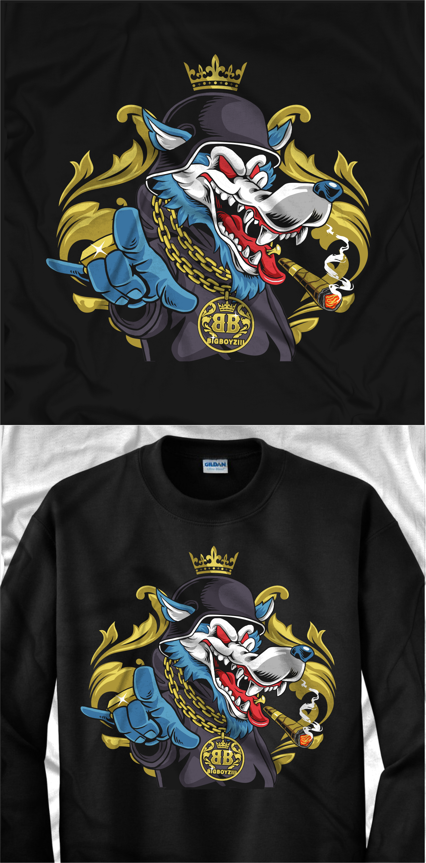 T-shirt Design by Yakuza20 for bigboyzlll | Design #28244270