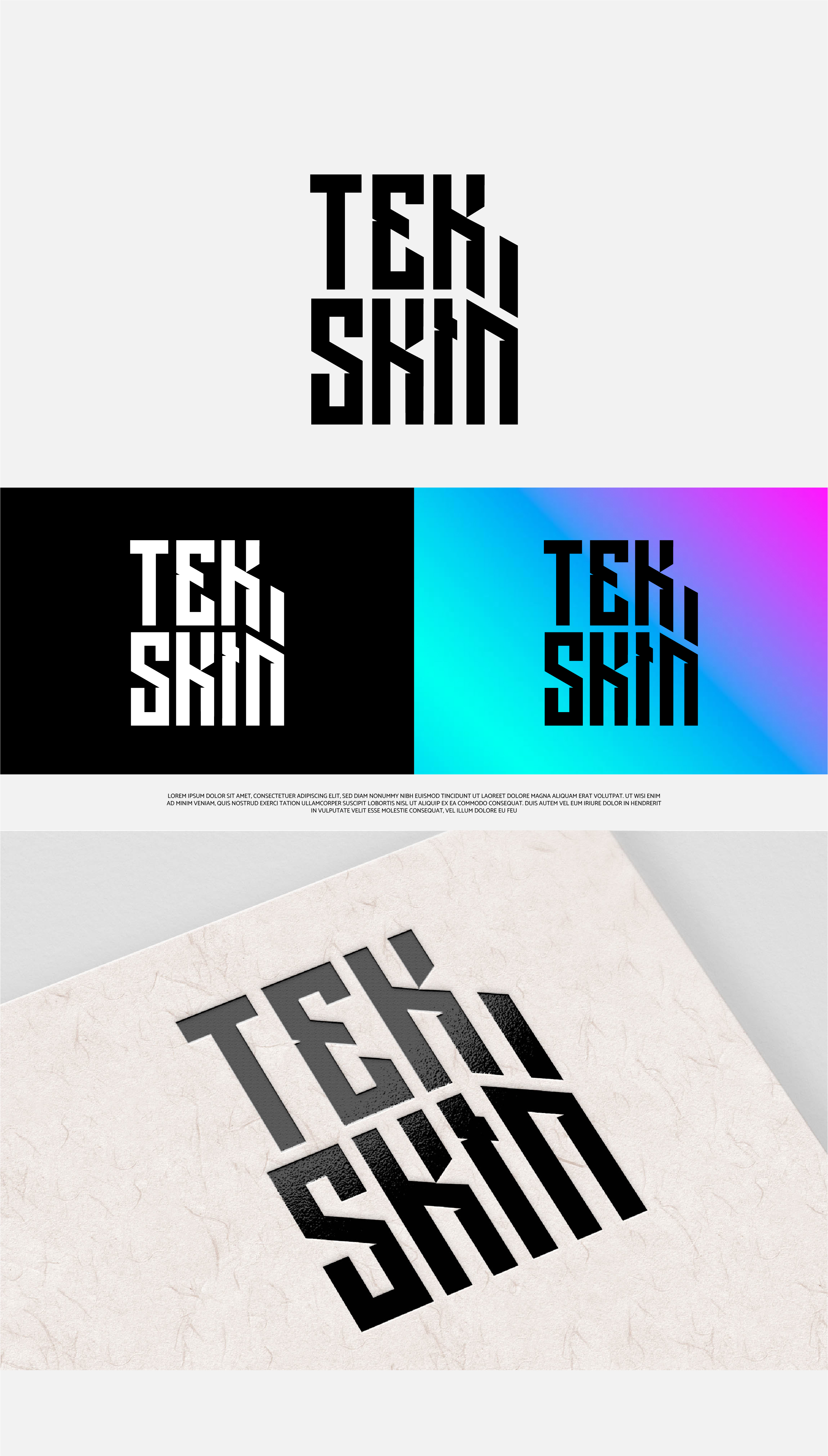 Logo Design by Fezy Design Studio for Tekskin PTY LTD | Design #28230099