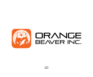 Orange Beaver Inc. (the text is optional) | Logo Design by vincent.designpro