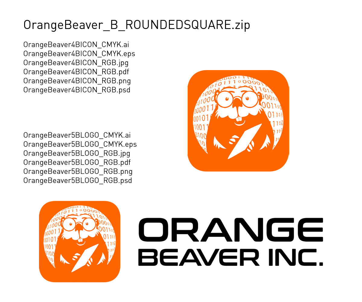 Logo Design by vincent.designpro for Orange Beaver Inc. | Design #28299785