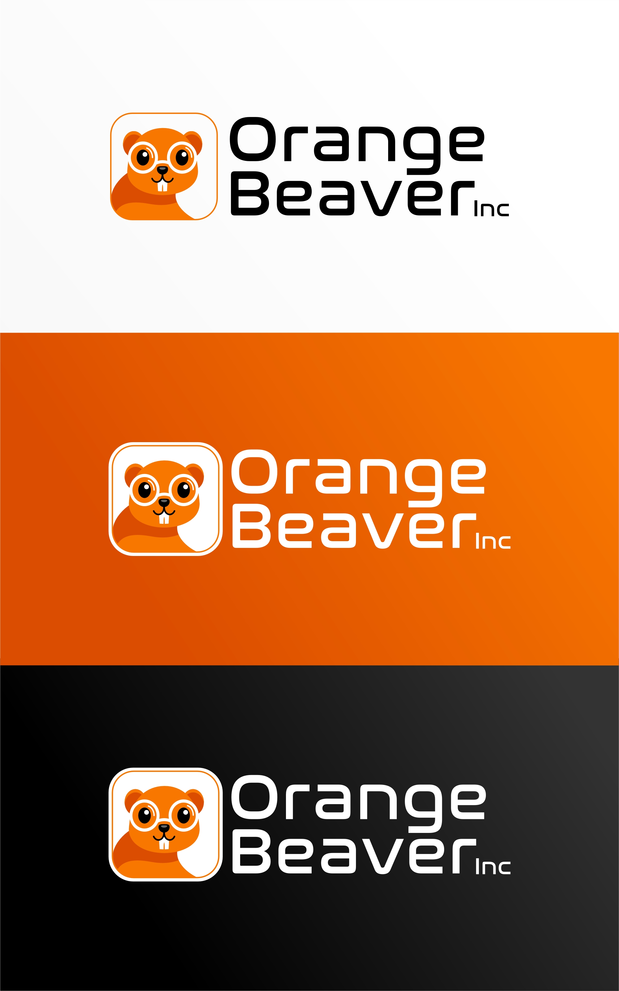 Logo Design by hamkur for Orange Beaver Inc. | Design #28237172