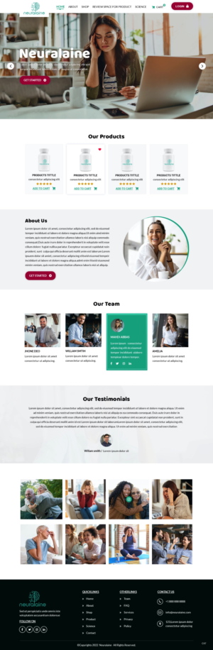 Web Design by pb for this project | Design: #28243607