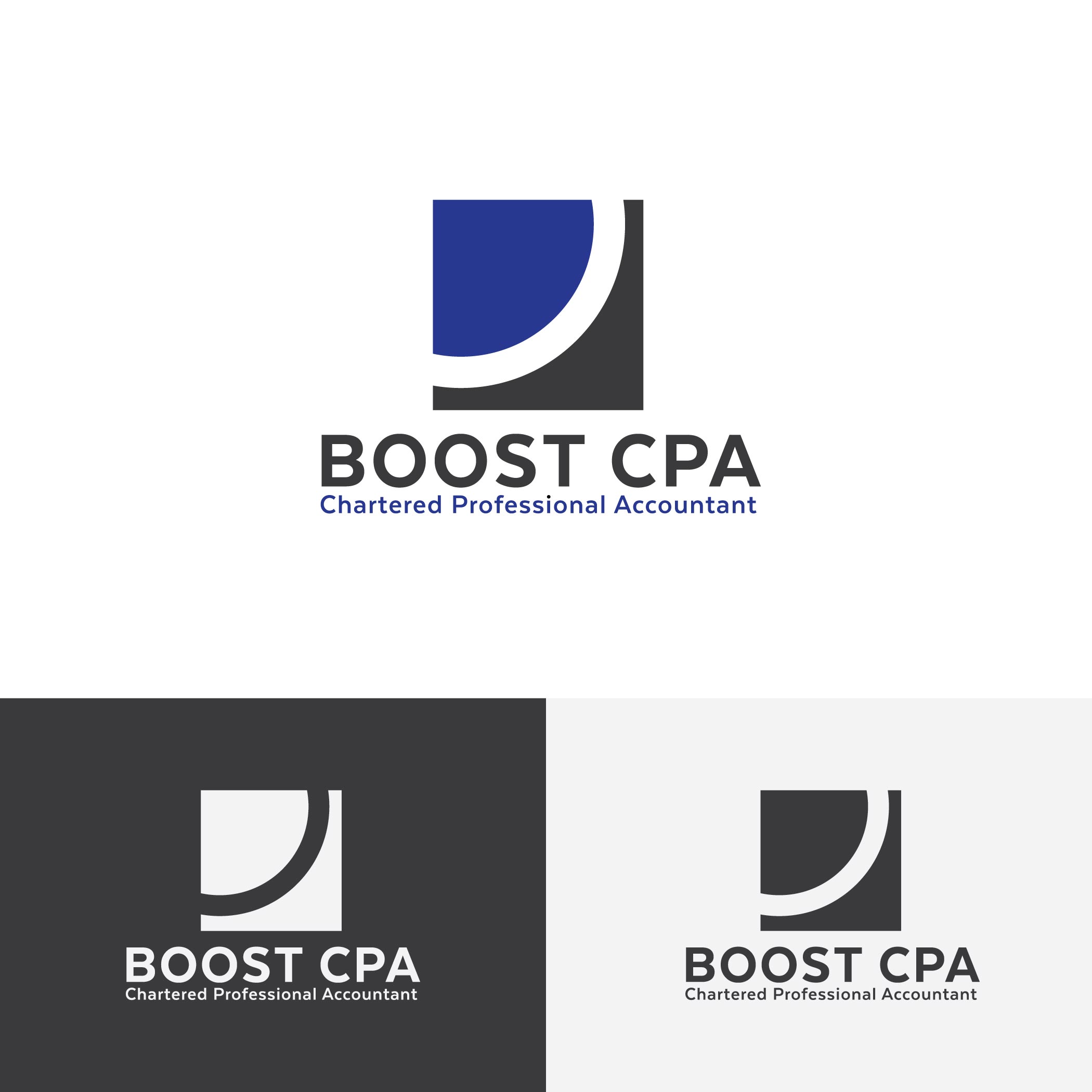 Logo Design by ILLUSTRATOR PRO for Boost CPA | Design #28260871