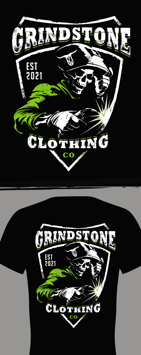 T-shirt Design by Suprakash 3 for Grindstone clothing co  | Design #28238338