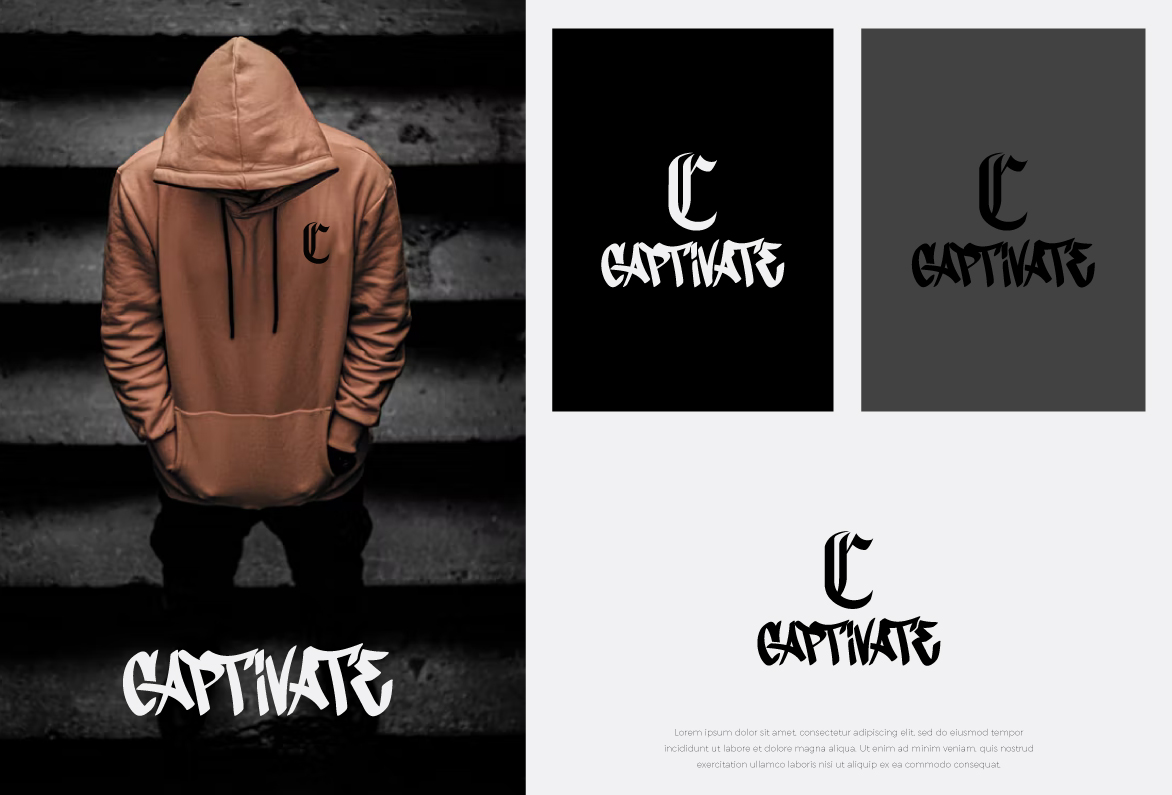Logo Design by HWdesigns for Captivate Apparel  | Design #28253429