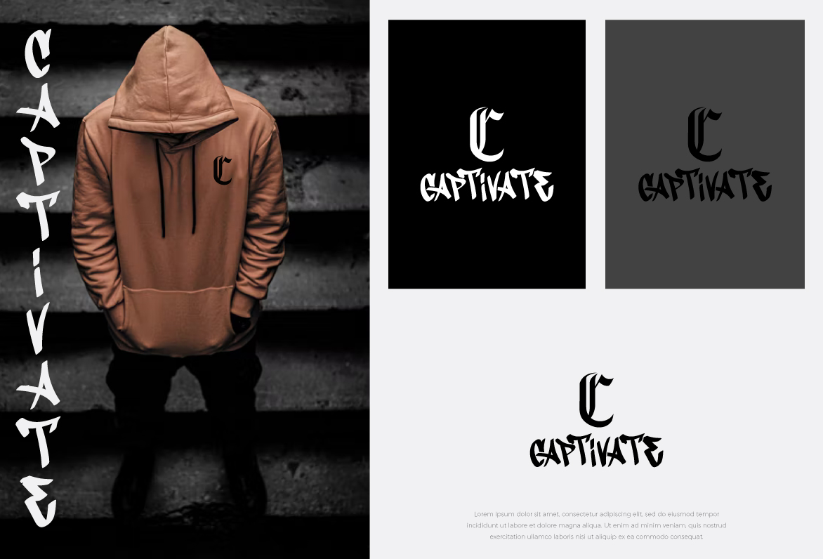 Logo Design by HWdesigns for Captivate Apparel  | Design #28278265