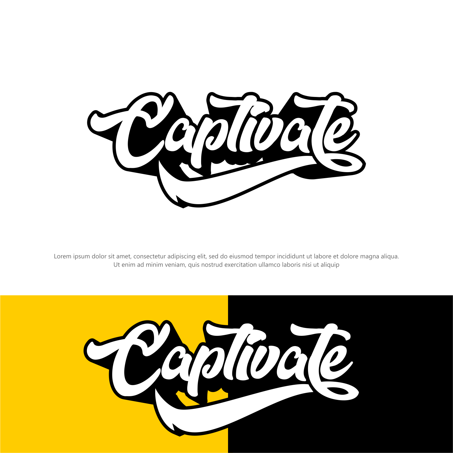 Logo Design by ThiagoB for Captivate Apparel  | Design #28241647