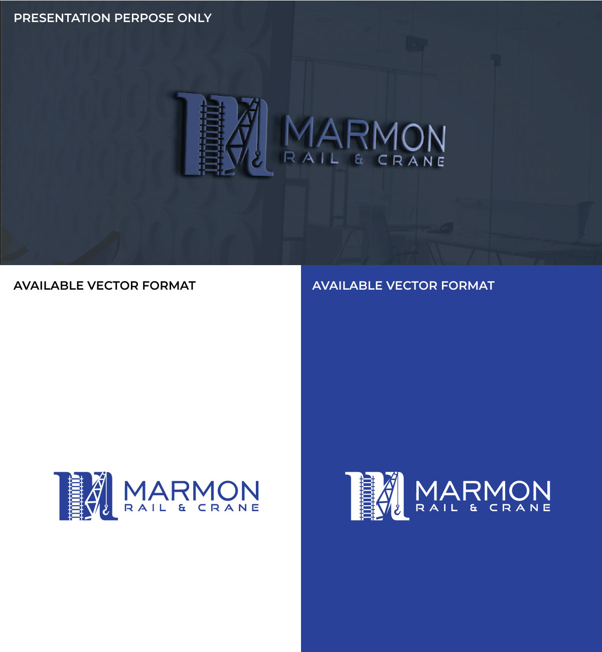 Logo Design by RS_Design for Marmon Rail & Crane | Design #28237134