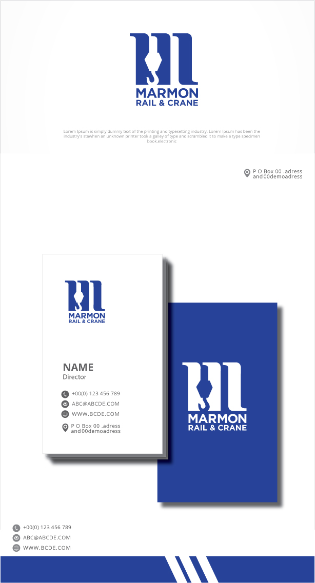 Logo Design by graphicevolution for Marmon Rail & Crane | Design #28236802