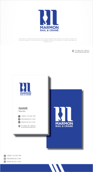 Logo Design by graphicevolution for Marmon Rail & Crane | Design: #28236802