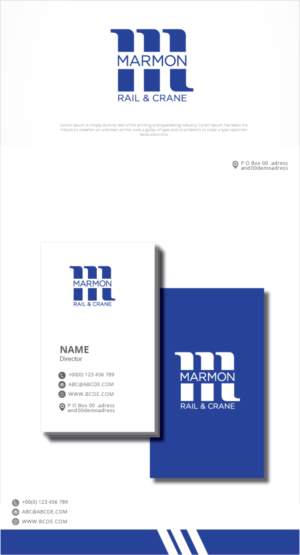 Logo Design by graphicevolution for Marmon Rail & Crane | Design: #28236804