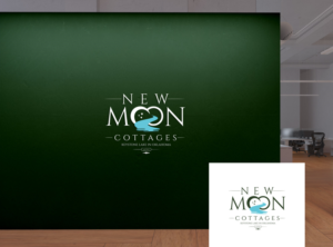Logo Design by nikkiblue for New Moon Cottages | Design: #28275279