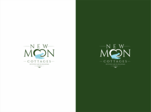 Logo Design by nikkiblue for New Moon Cottages | Design: #28275283