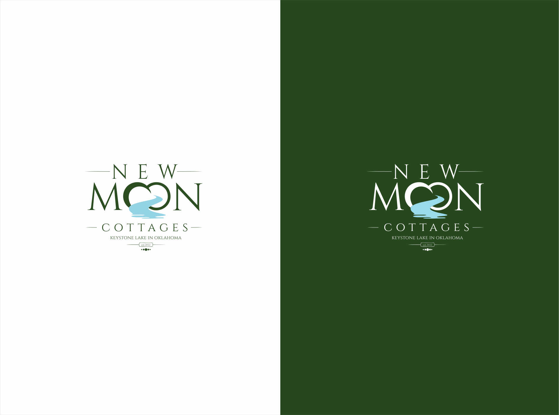 Logo Design by nikkiblue for New Moon Cottages | Design #28275961