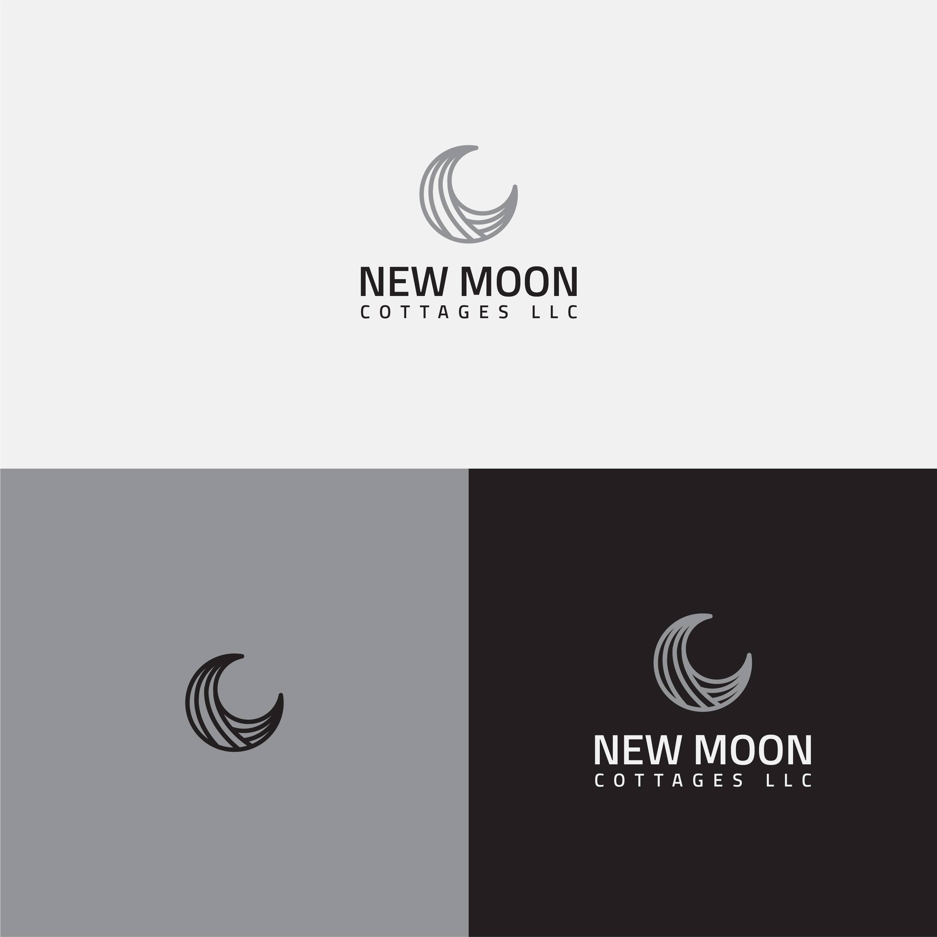 Logo Design by the3kings for New Moon Cottages | Design #28239391