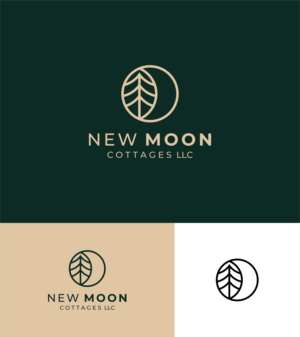 Logo Design by Hakim Febrian for New Moon Cottages | Design #28270781