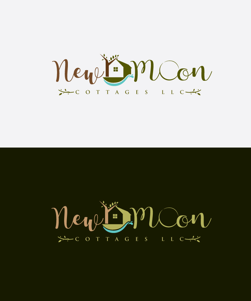 Logo Design by ally designs for New Moon Cottages | Design #28241588
