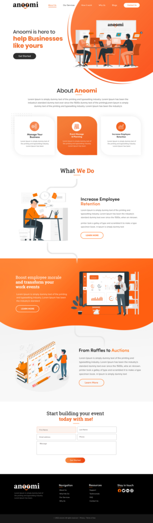 Web-Design von Blue Sparrow für dieses Projekt | Design: #28241983