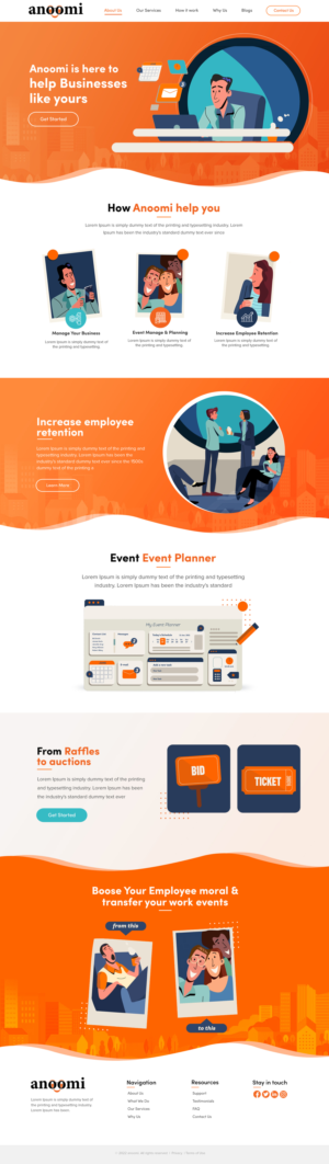 Web Design by Blue Sparrow for this project | Design: #28243625
