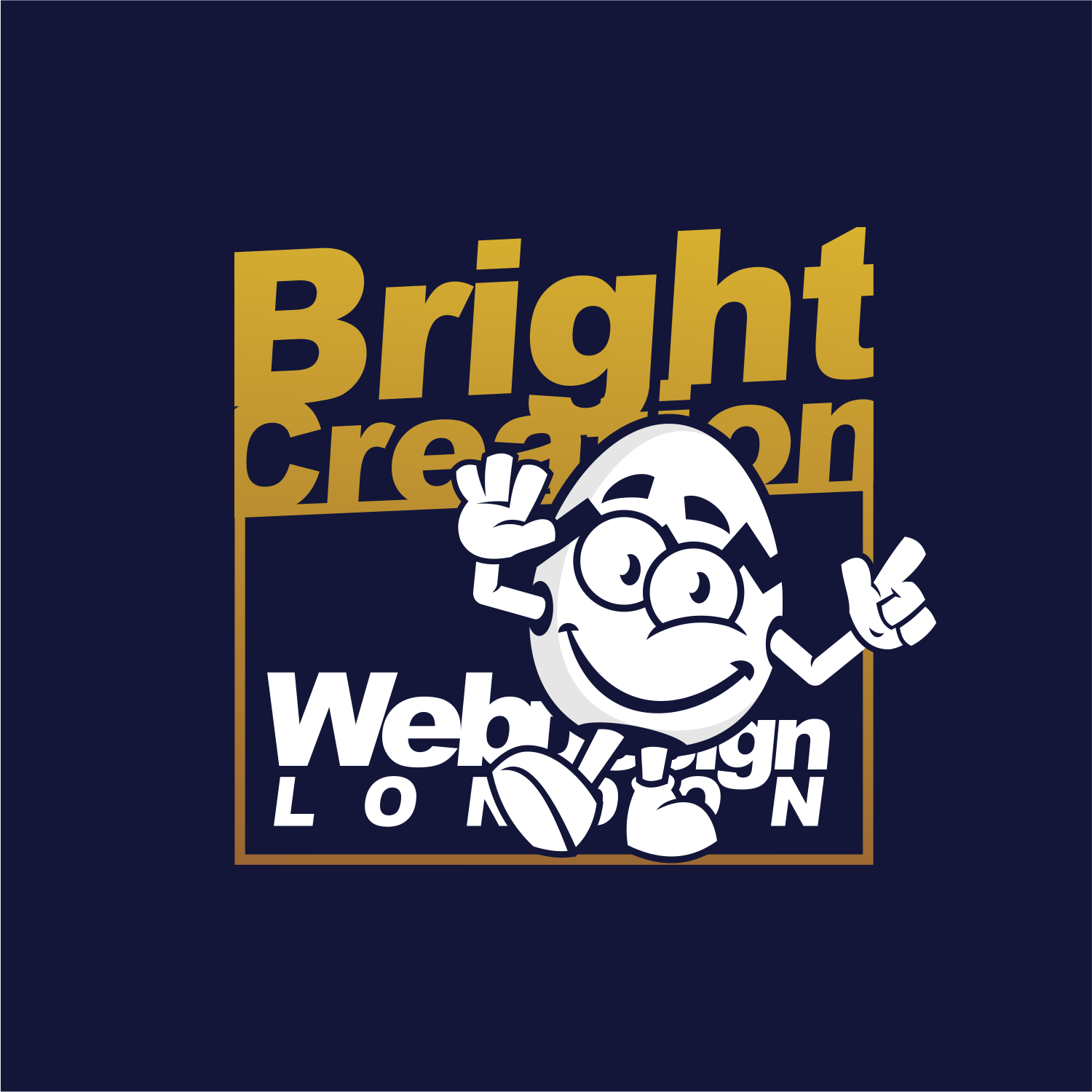 Logo Design by ThiagoB for Bright Creation Web design London | Design #28262474