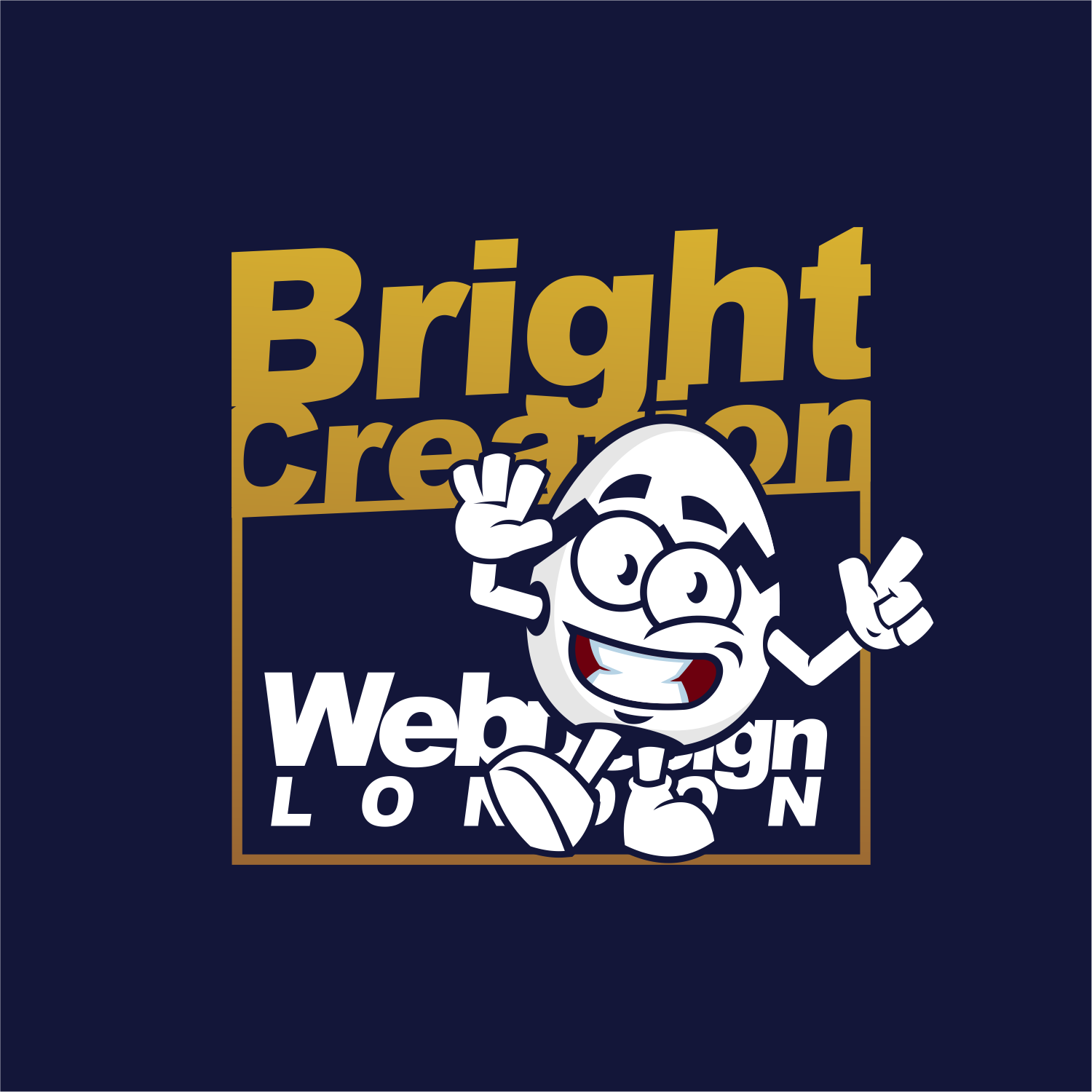 Logo Design by ThiagoB for Bright Creation Web design London | Design #28262476