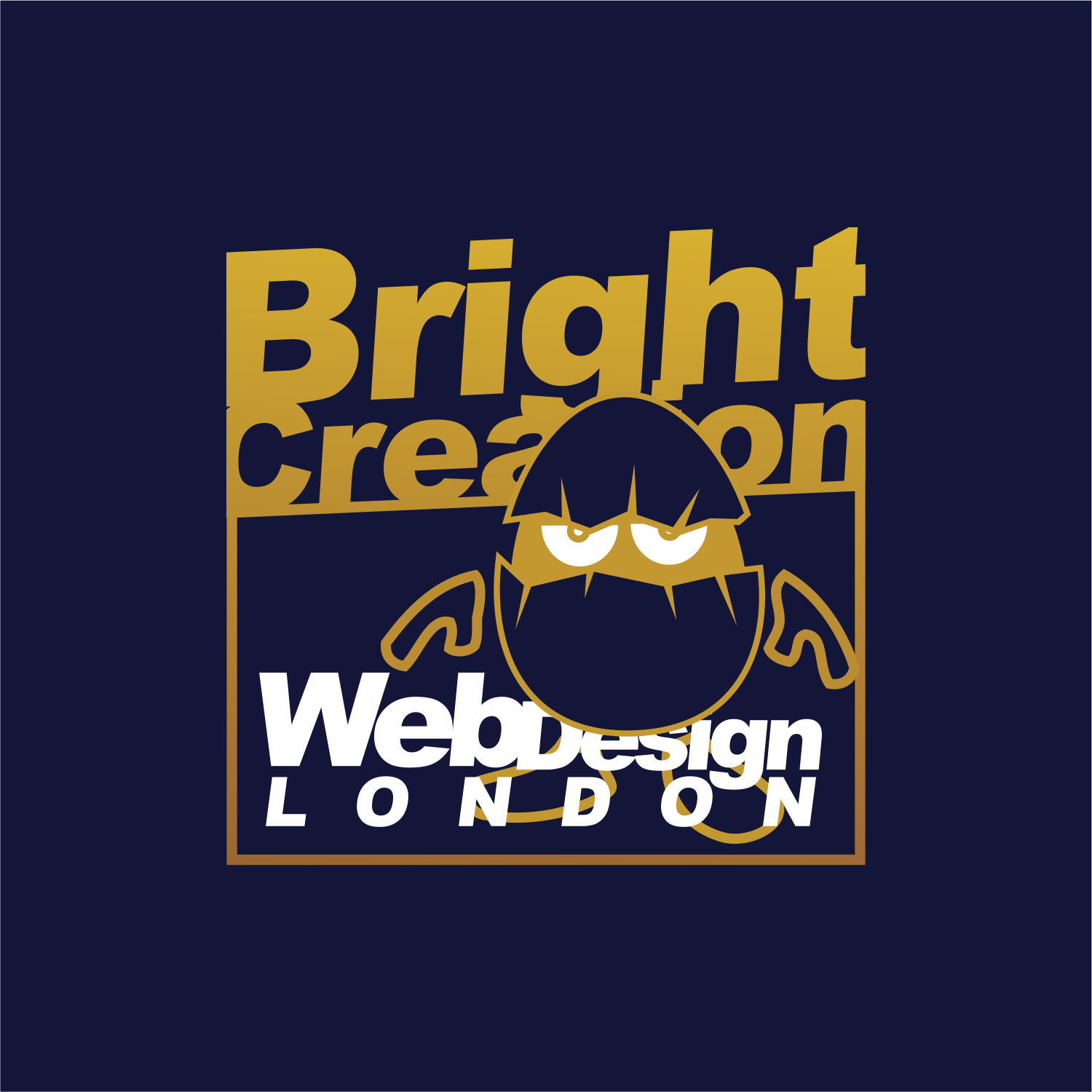 Logo Design by ThiagoB for Bright Creation Web design London | Design: #28304310