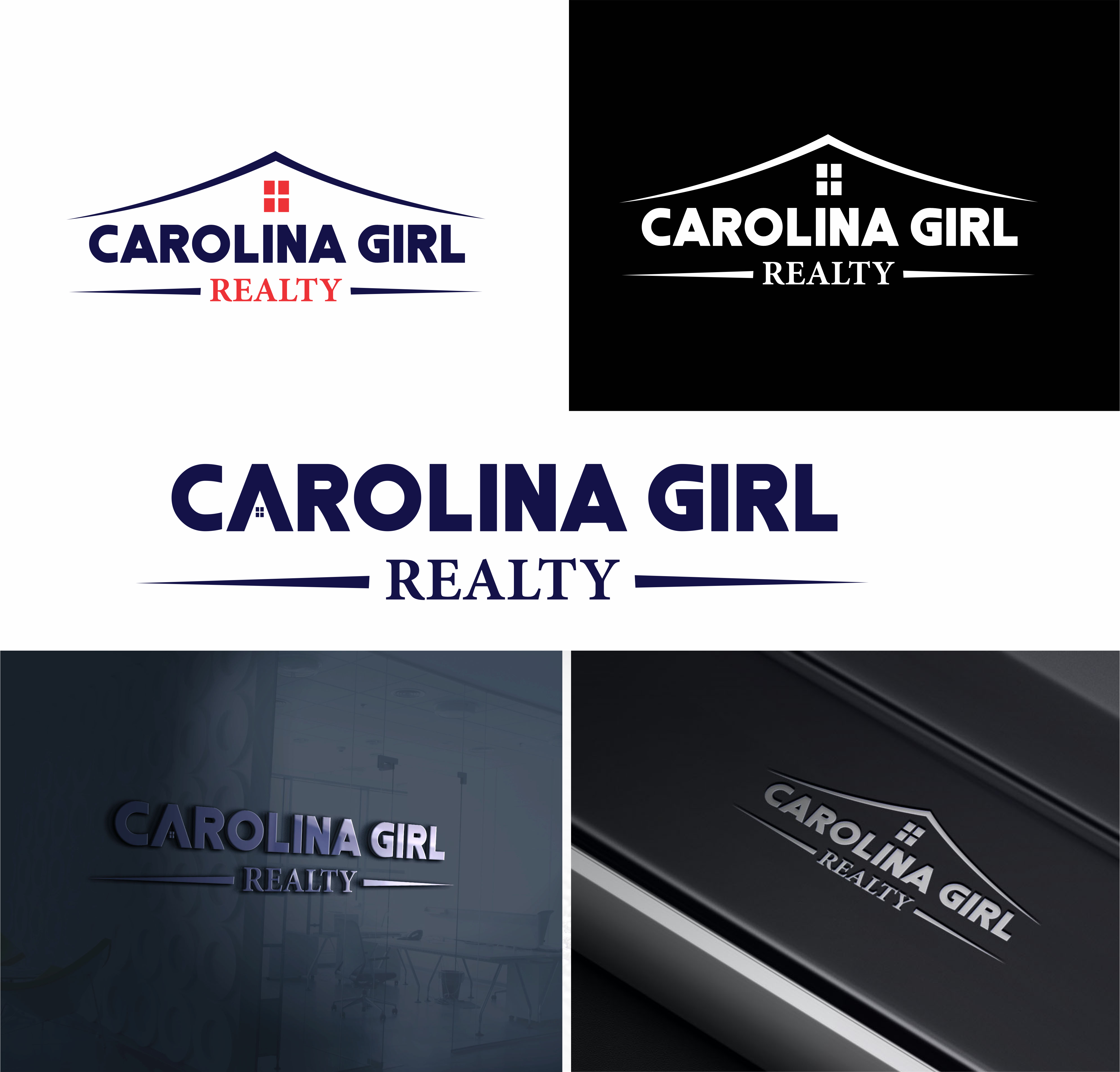 Logo Design by G-Touch Grafixz for Carolina Girl Realty | Design #28278732
