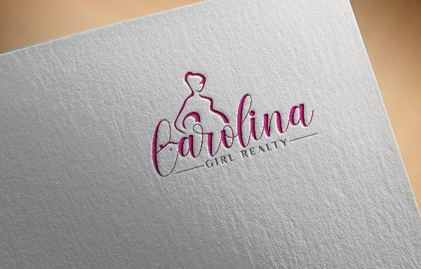 Logo Design by Rayuzon for Carolina Girl Realty | Design #28243904