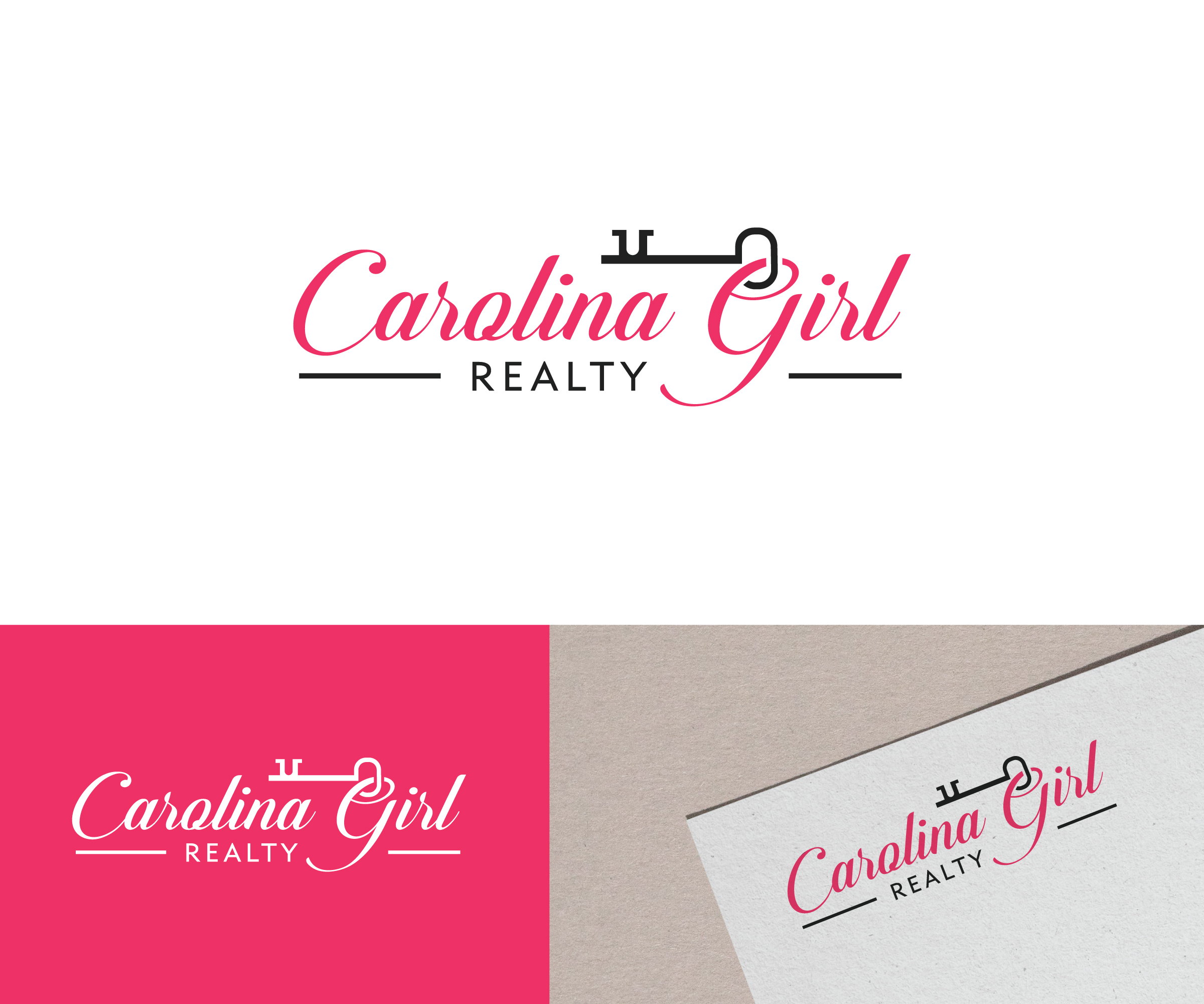 Logo Design by ecorokerz for Carolina Girl Realty | Design #28246298