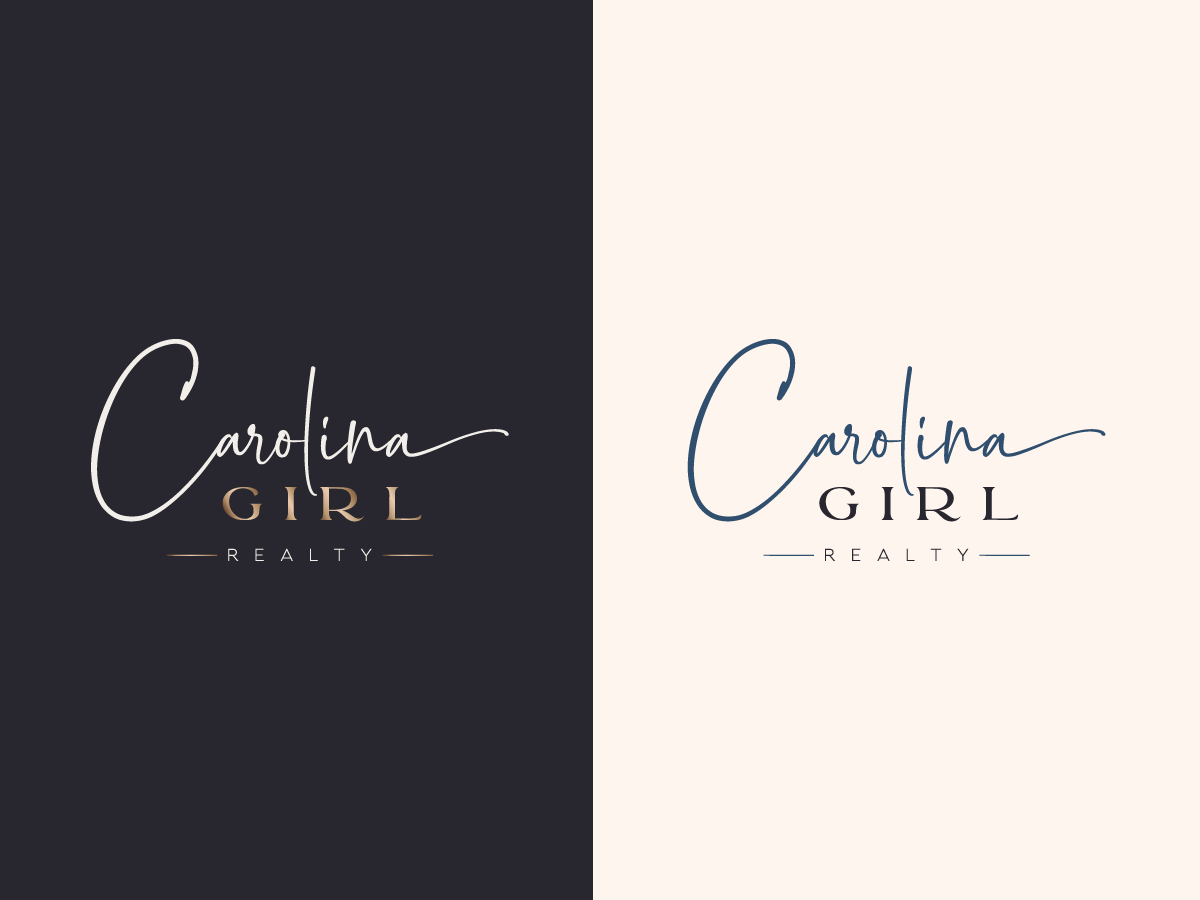 Diseño de Logo por tonkica para Carolina Girl Realty | Diseño #28275209