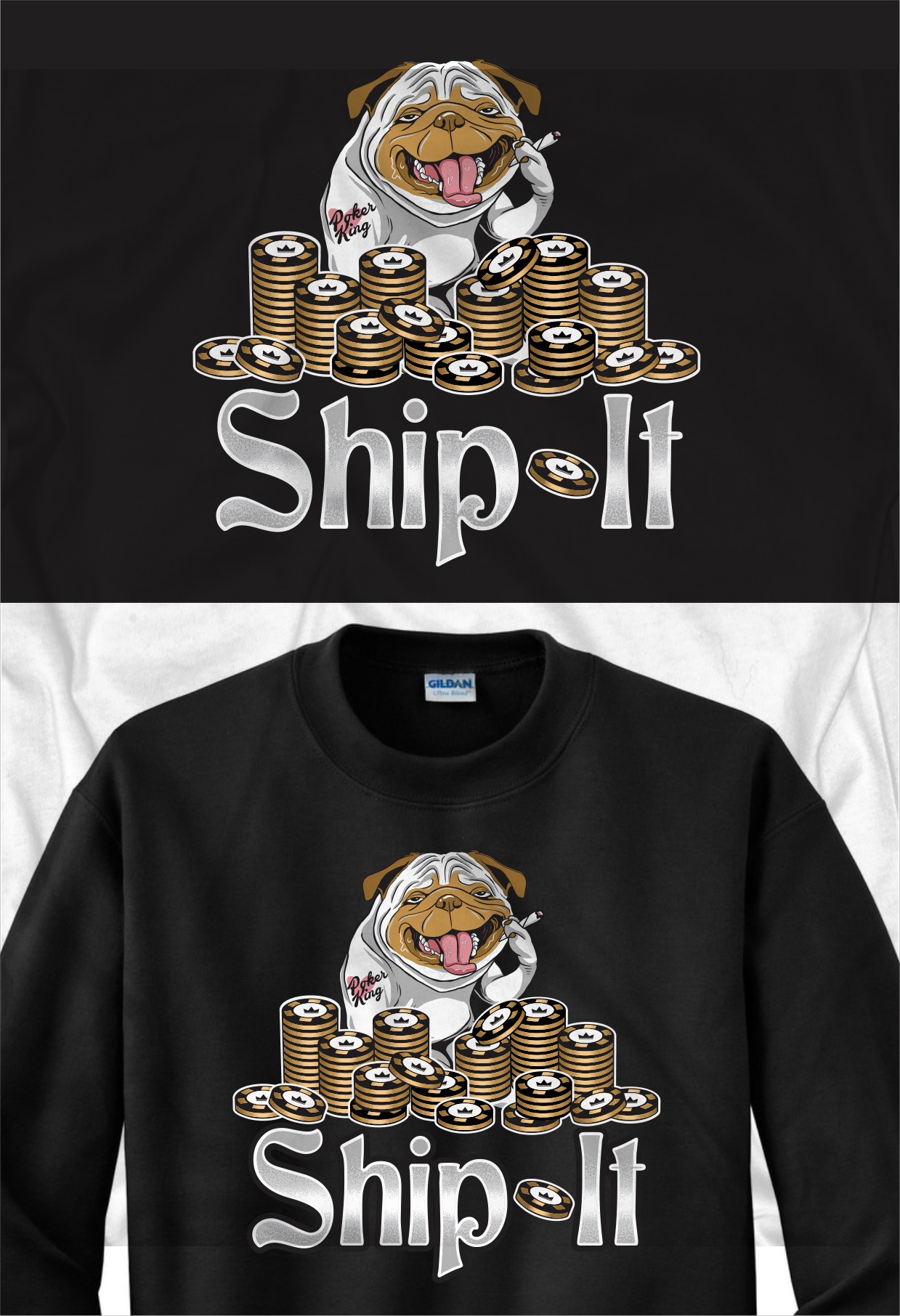 Design de T-shirt par Yakuza20 pour Super Sham Poker LLC | Design #28270065