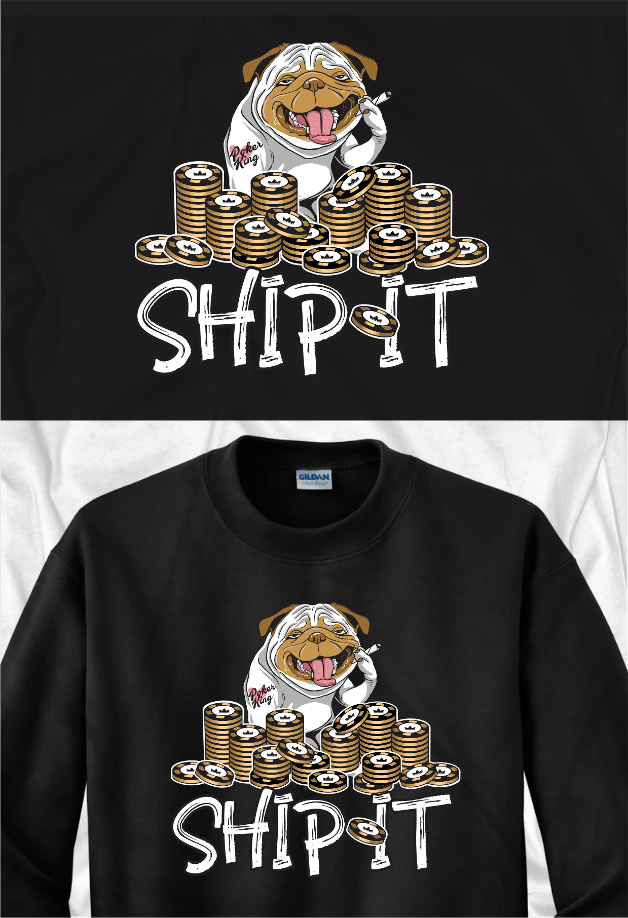 Design de T-shirt par Yakuza20 pour Super Sham Poker LLC | Design #28306045