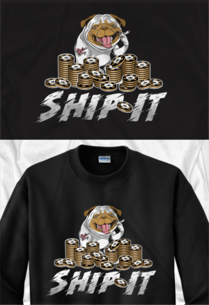 Ship It Poker T-Shirt. | T-shirt Design by Yakuza20