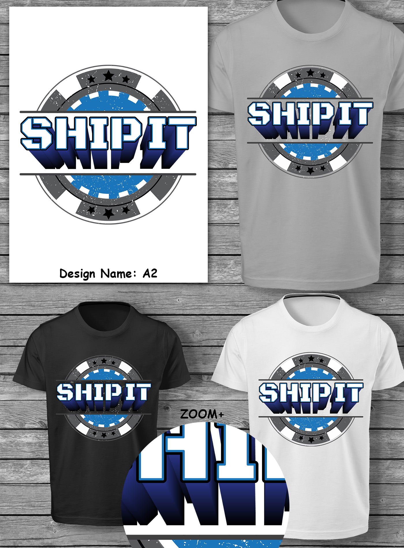 T-shirt Design by ElenaHong for Super Sham Poker LLC | Design #28276084