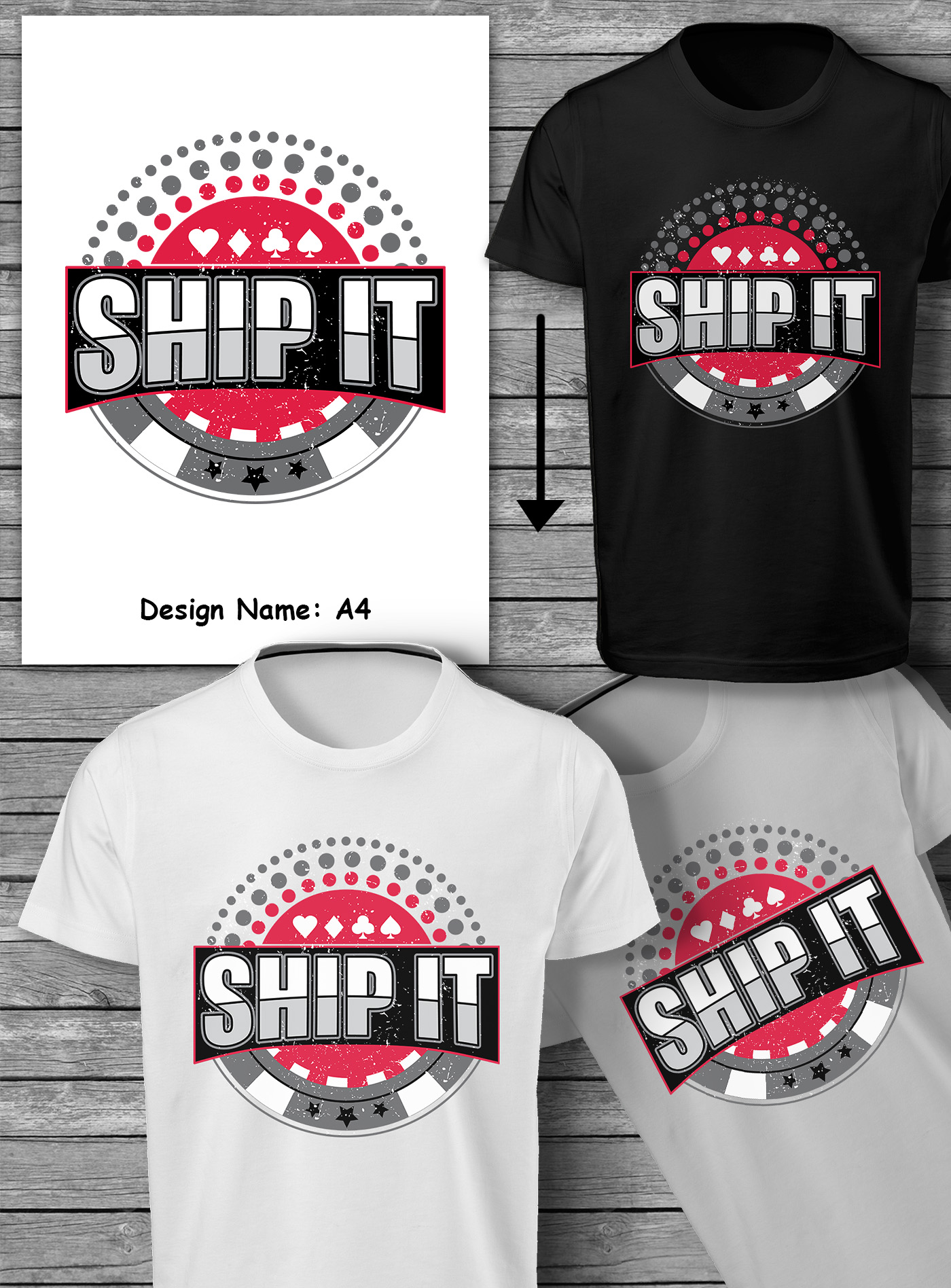 T-shirt Design by ElenaHong for Super Sham Poker LLC | Design #28279900