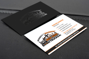 Business Card Design by Creative Moon Design for New York Boom Trucks Inc | Design: #28260335