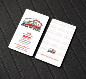 Business Card Design by Creations Box 2015 for New York Boom Trucks Inc | Design: #28251772