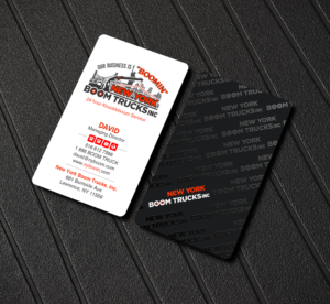 Business Card Design by Creations Box 2015 for New York Boom Trucks Inc | Design: #28251773