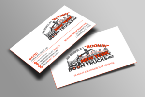 Business Card Design by Creations Box 2015 for New York Boom Trucks Inc | Design: #28251780