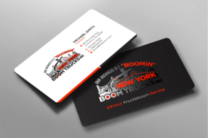 Business Card Design by chandrayaan.creative for New York Boom Trucks Inc | Design: #28247212