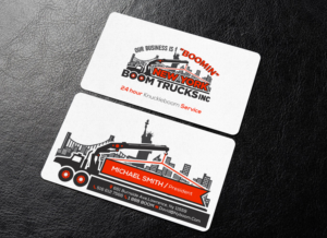 Business Card Design by chandrayaan.creative for New York Boom Trucks Inc | Design: #28247215