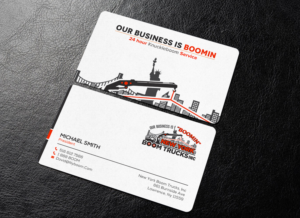 Business Card Design by chandrayaan.creative for New York Boom Trucks Inc | Design: #28247216